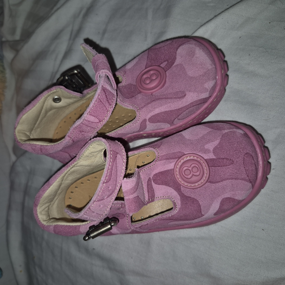 Pink Kids Shoes with Buckle